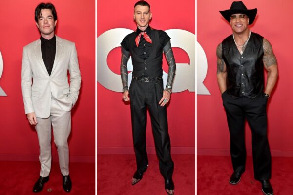 Alfombra roja GQ Hombres del Año 2024: John Mulaney, MGK, Dwayne ‘The Rock’ Johnson y más