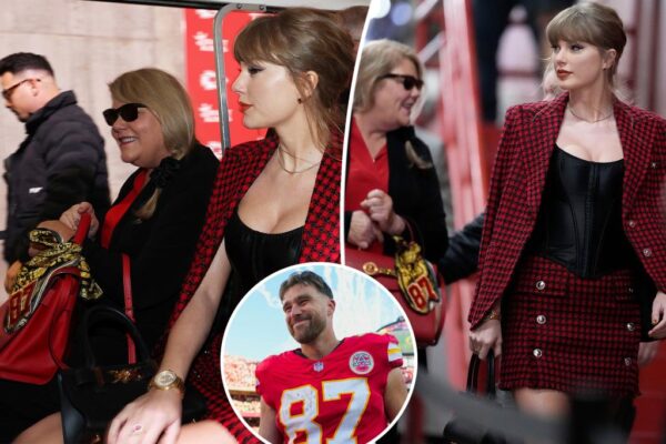 Andrea, la madre de Taylor Swift, homenajea sutilmente a Travis Kelce en el partido entre Chiefs y Broncos