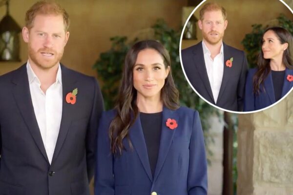 El príncipe Harry y Meghan Markle lucen rígidos en su primera aparición conjunta en casi 2 meses