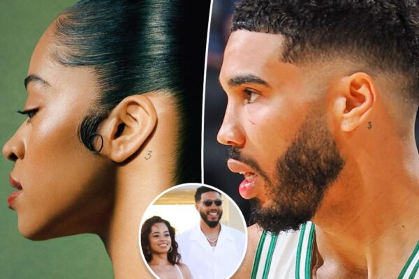 Ella Mai y Jayson Tatum se tatúan el ‘3’ después de dar a luz