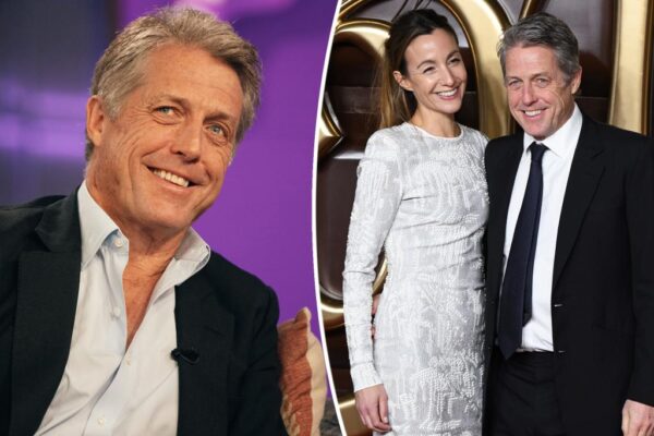 Hugh Grant bromea escondiéndose de los niños en el baño