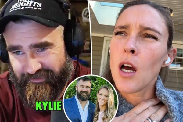 Jason Kelce reacciona ante la negativa de su mujer Kylie a mantener relaciones sexuales después de que le diera un consejo “estúpido” a un fan