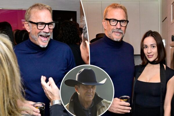 Kevin Costner se va de fiesta a Nueva York con la atleta Rainy Castañeda tras su muerte en Yellowstone