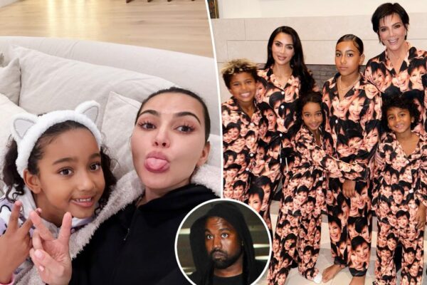 Kim Kardashian comparte fotos con 4 niños tras afirmar que los cría sola