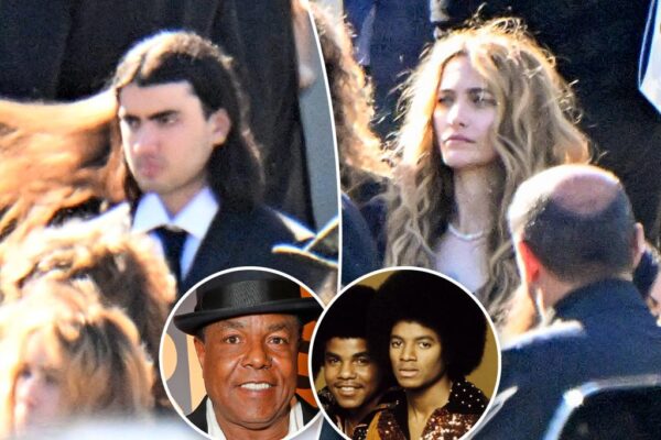 Los hijos de Michael Jackson, Paris y Bigi, asisten al funeral de su tío Tito