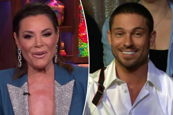 Luann de Lesseps coquetea con Joey Essex en WWHL e intercambian números de teléfono