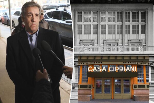 Michael Cohen, ex amañador de Trump, a gritos en la exclusiva Casa Cipriani tras insultar groseramente a su mujer