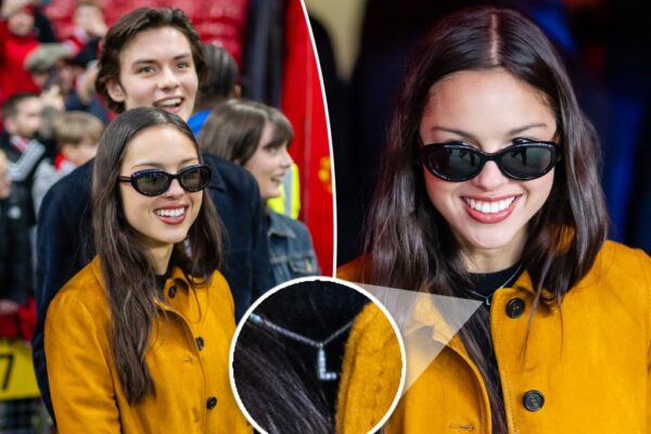 Olivia Rodrigo homenajea a su novio Louis Partridge con un dulce collar personalizado