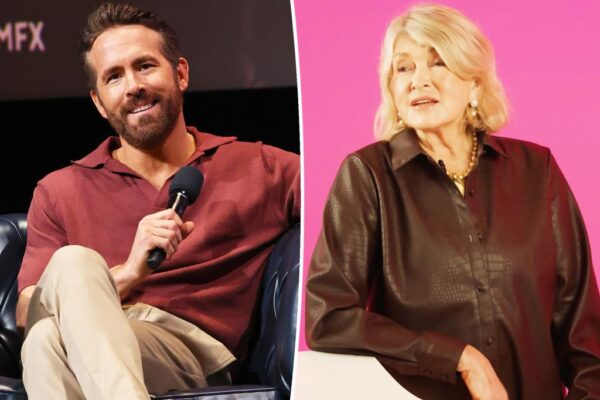 Ryan Reynolds reacciona a que su vecina Martha Stewart diga que ‘no es tan gracioso’