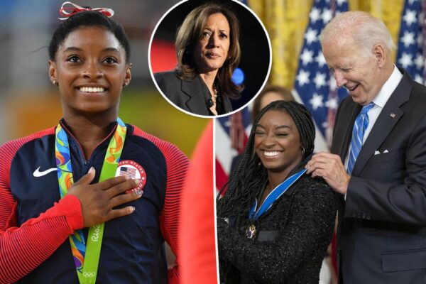 Simone Biles pide a Joe Biden que “dé la cara” tras la derrota electoral de Kamala Harris