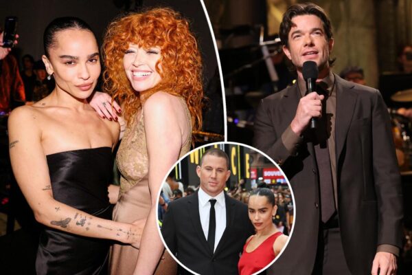 Zoë Kravitz, recién soltera, disfruta de una noche de chicas en la fiesta de “SNL