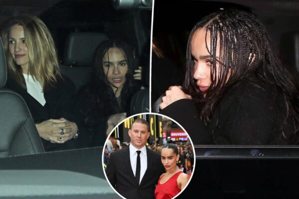 Zoë Kravitz se va de fiesta hasta las 2 de la madrugada tras la separación de Channing Tatum